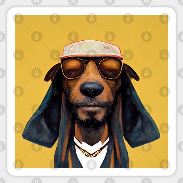 Professional Rapper Doug Sticker by dlbatescom